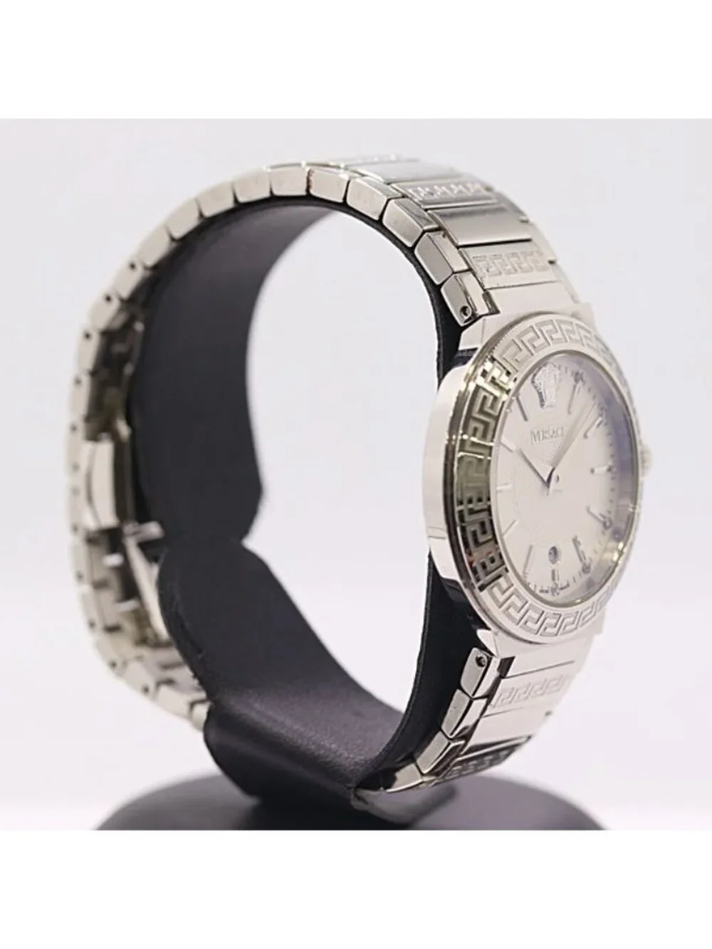 Versace Guaranteed and in Landmark Round Quartz White Dial Watch